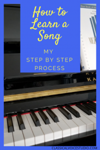 How to Learn a Song. My Step by Step Process. Learn how to create a rehearsal sequence to learn a song quickly. Download Song Rehearsal Sequence Planner. #vocaltechnique #singing #singingtips #learntosing #classicalvoice #classicalsinging #planner